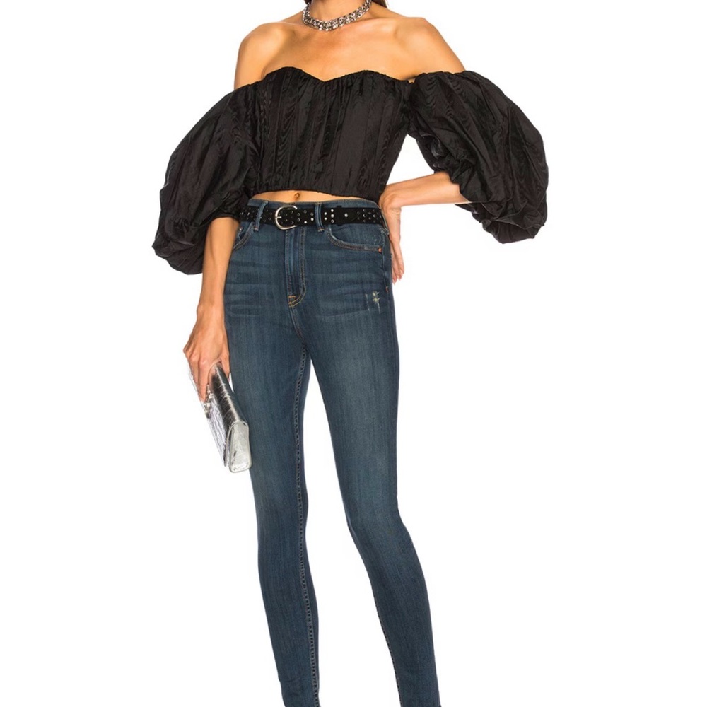 GRLFRND - High-Rise Dark Blue Skinny Women’s Jeans - Size 26